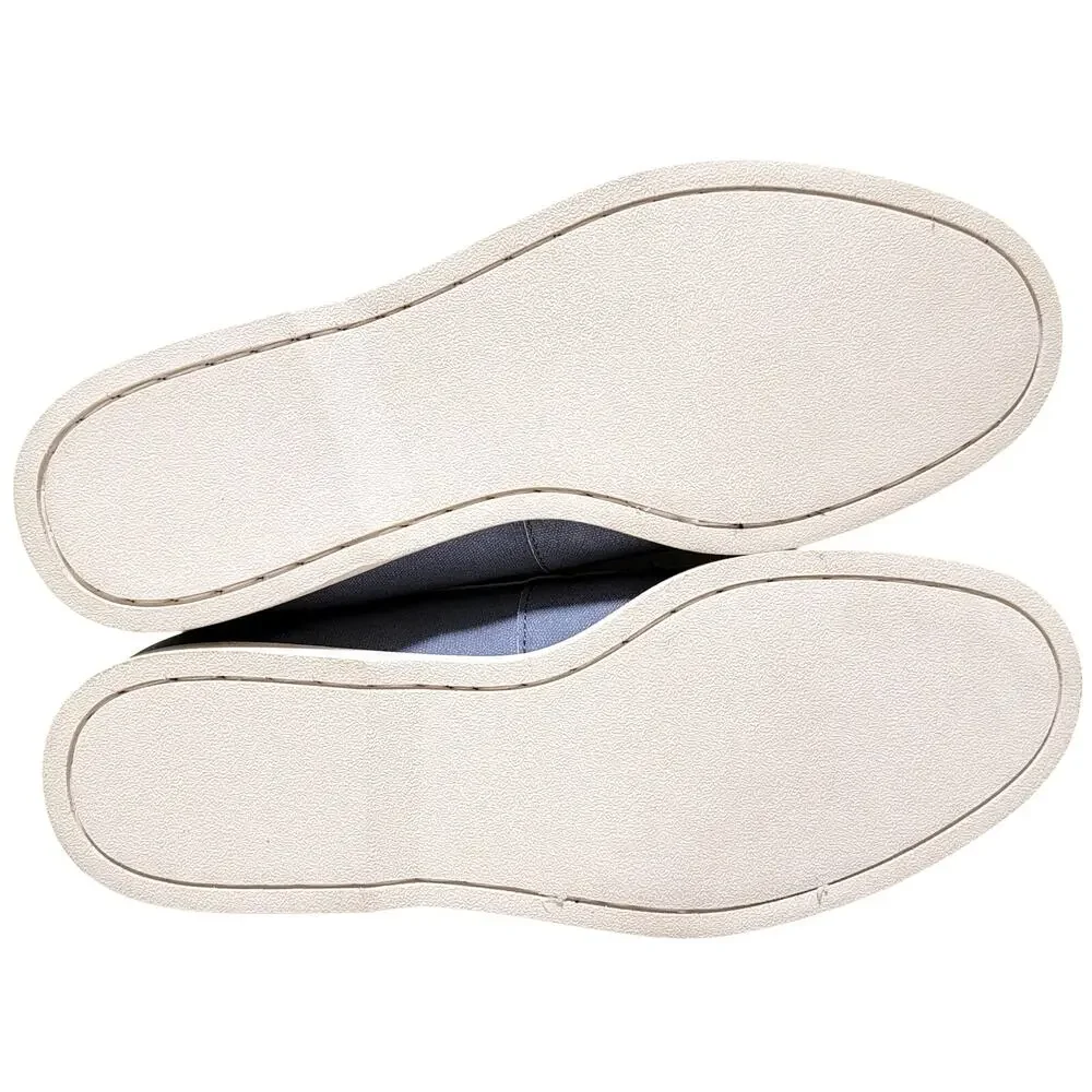 Club Room Men Elliot 2-Eye Casual Boat Shoes Size US 10M Light Blue Faux Leather